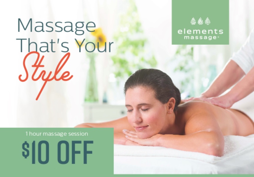 Massage Coupons Elements Massage Kent